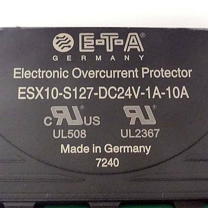 ESX10-S127-DC24V-1-10A ETA Elektronischer Sicherungsautomat