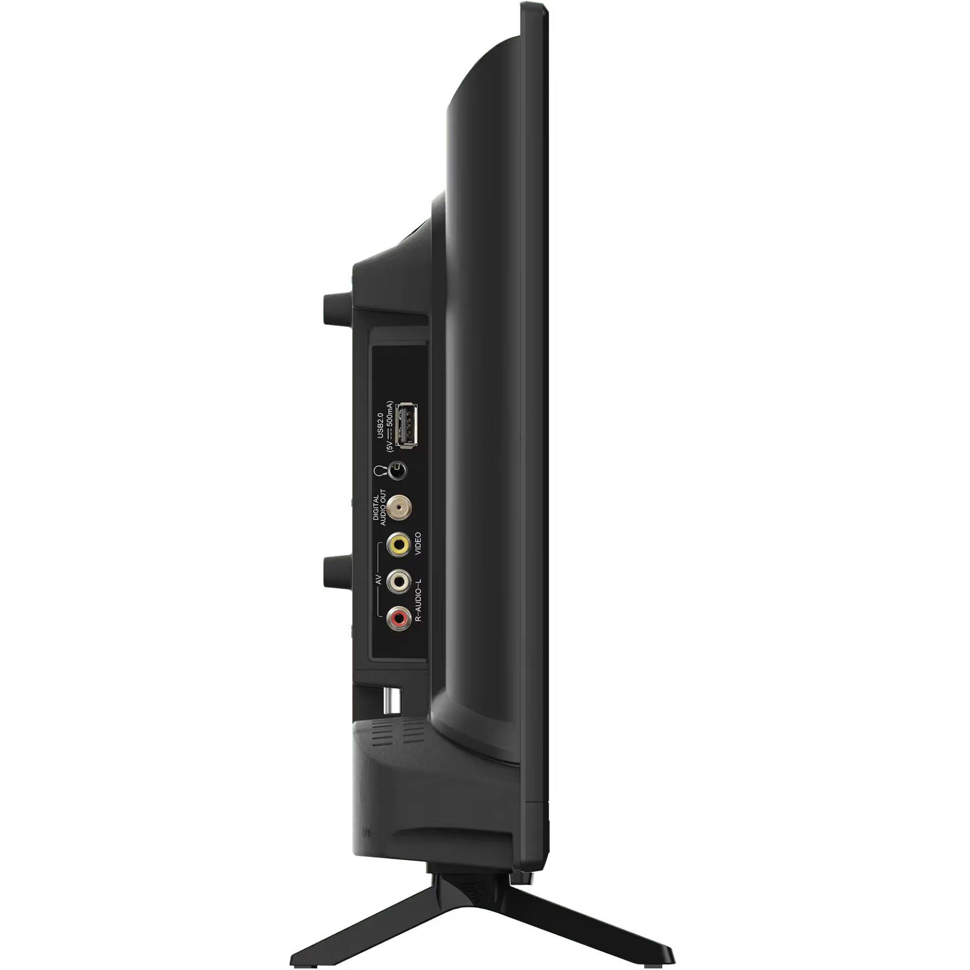 Strong SRT 24HE4023C, 61 cm (24"), 1366 x 768 Pixel, HD, LCD, DVB-T2, DVB-C, DVB-S2, Schwarz