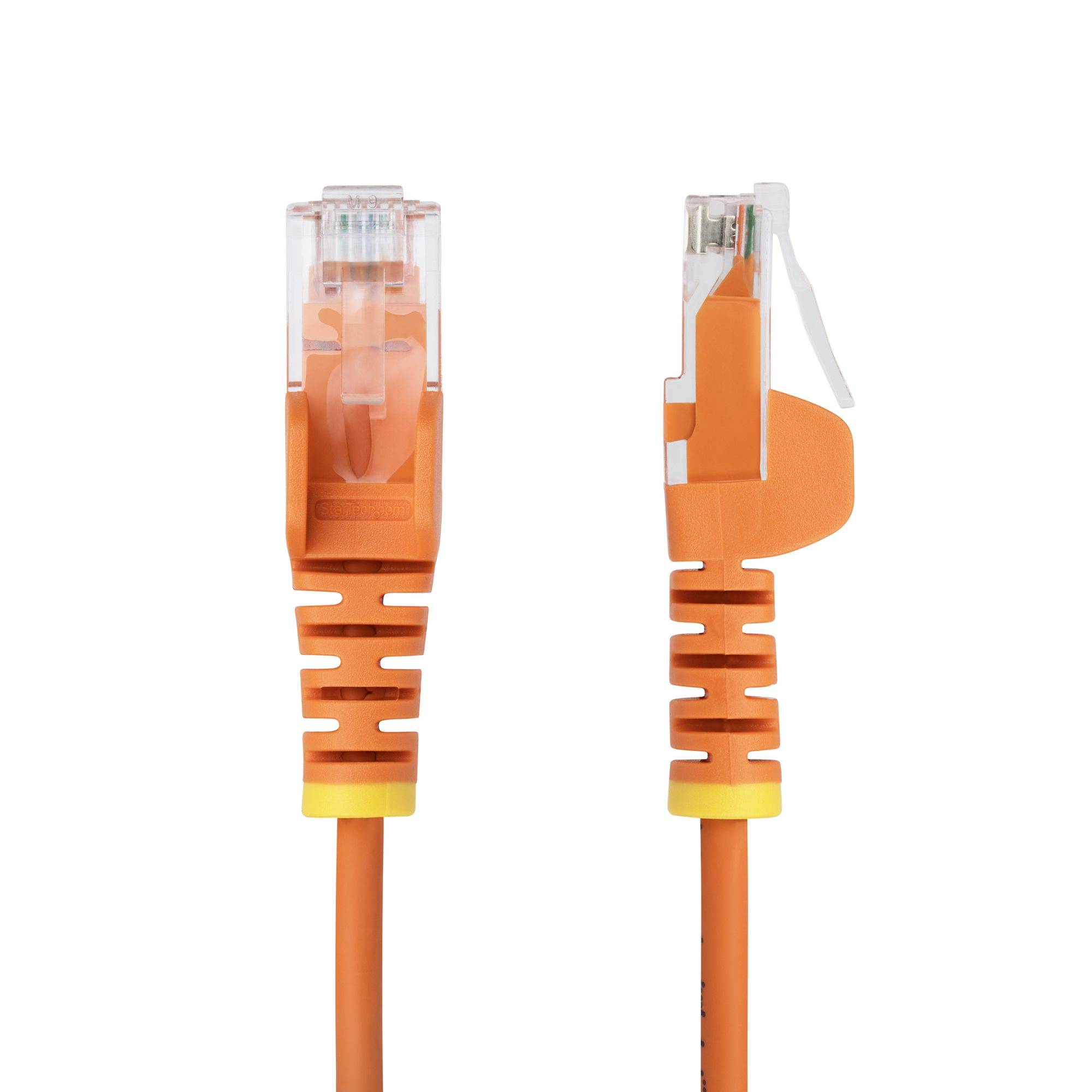 STARTECH 25cm Orangenes Slim CAT6-Kabel Netzwerk & Smart Home Netzwerk-Zubehör Netzwerk- und