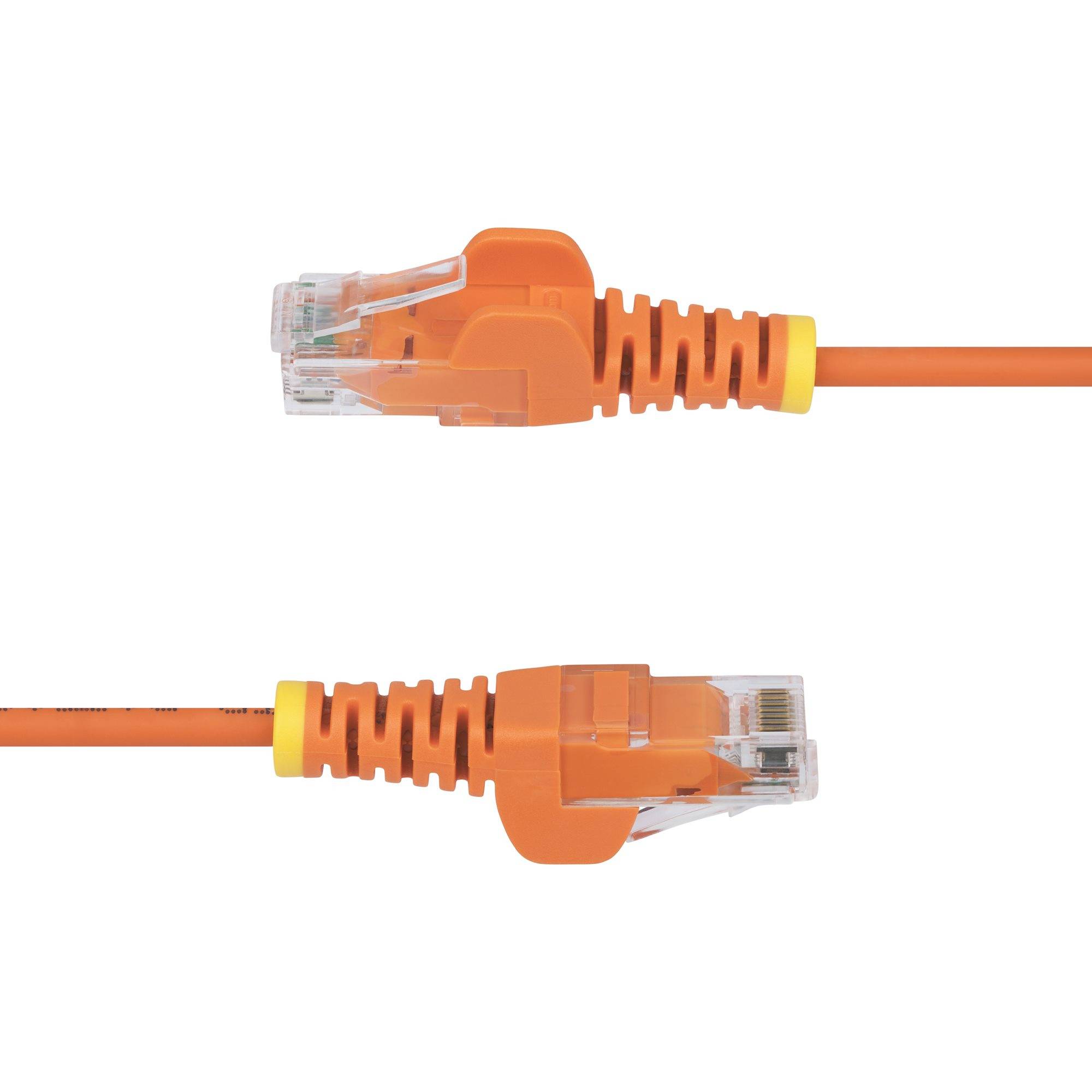 STARTECH 25cm Orangenes Slim CAT6-Kabel Netzwerk & Smart Home Netzwerk-Zubehör Netzwerk- und