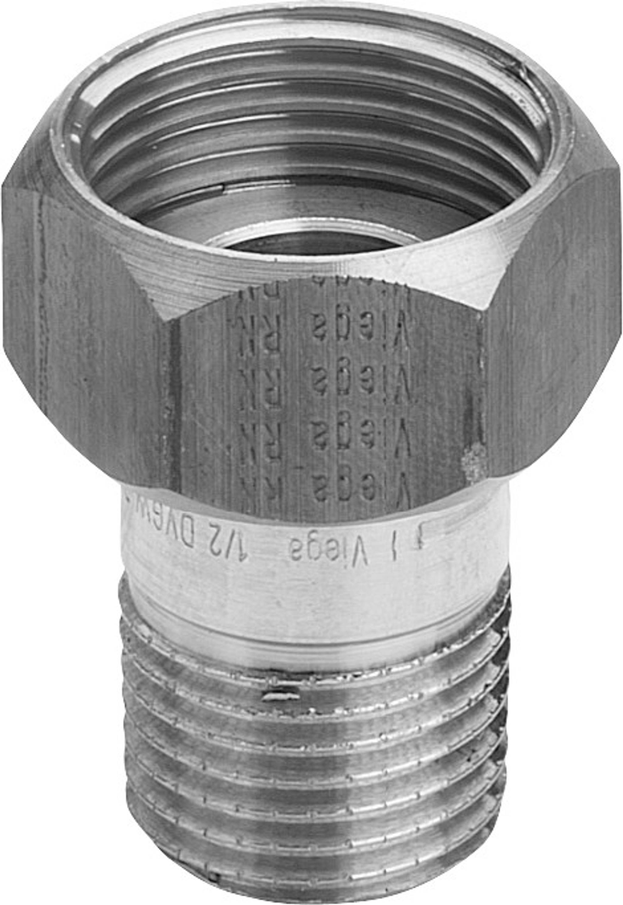 VIEGA Rotguss-Verschraubung 3335 1/2" m.Aussengewinde, flachdichtend DVGW