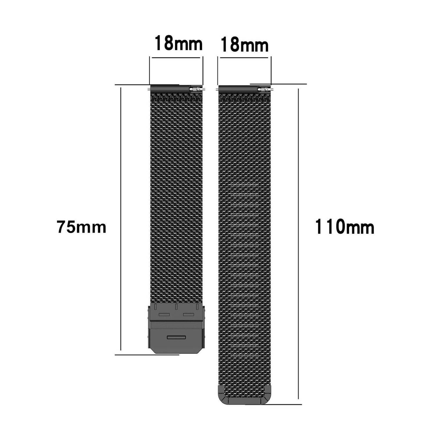xDfind Edelstahl Armband für Samsung Galaxy Watch 9 / 8 / 8 Classic Mesh Design