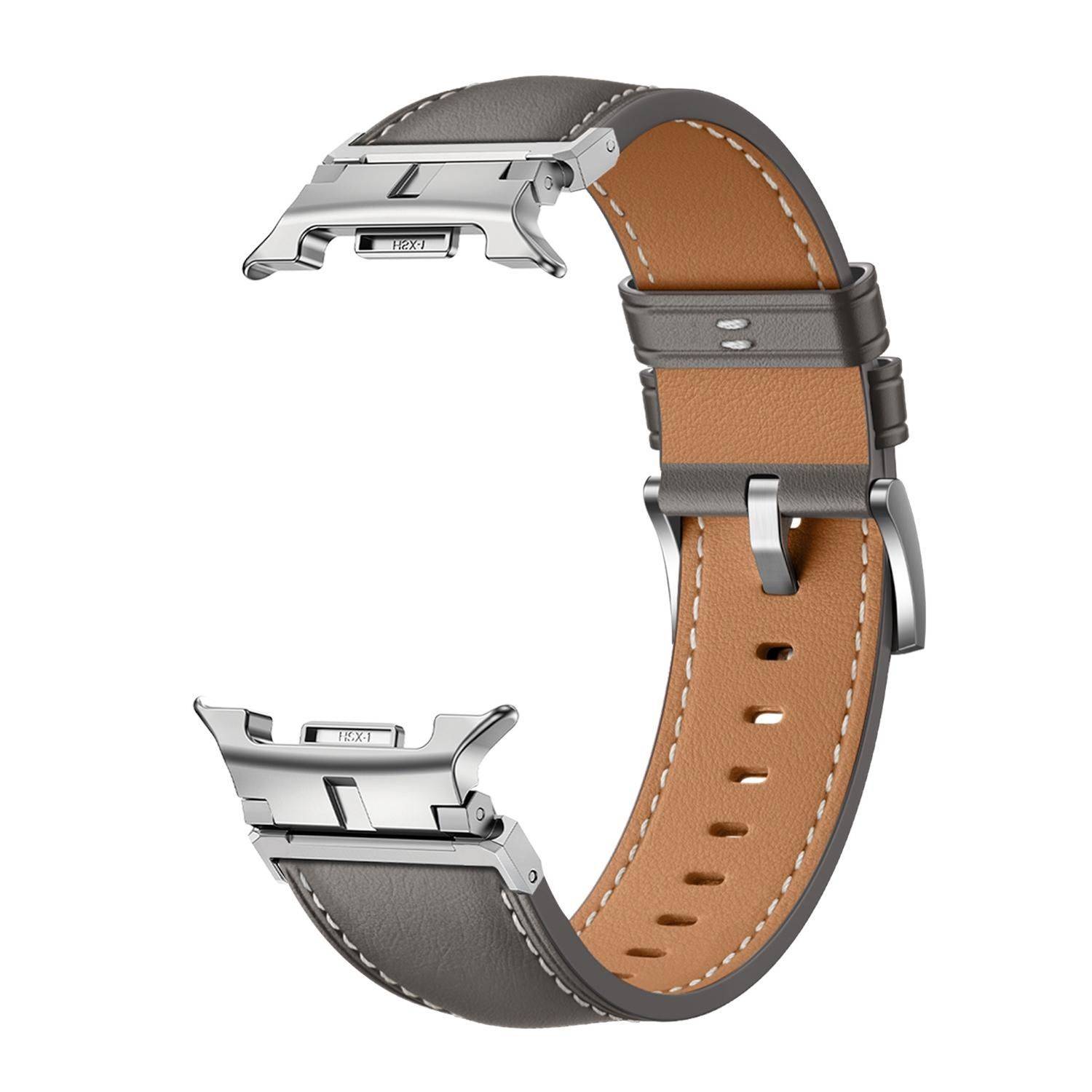 Leder Watch Armband für Samsung Galaxy Watch 9 / 8 / 8 Classic Metall Connector