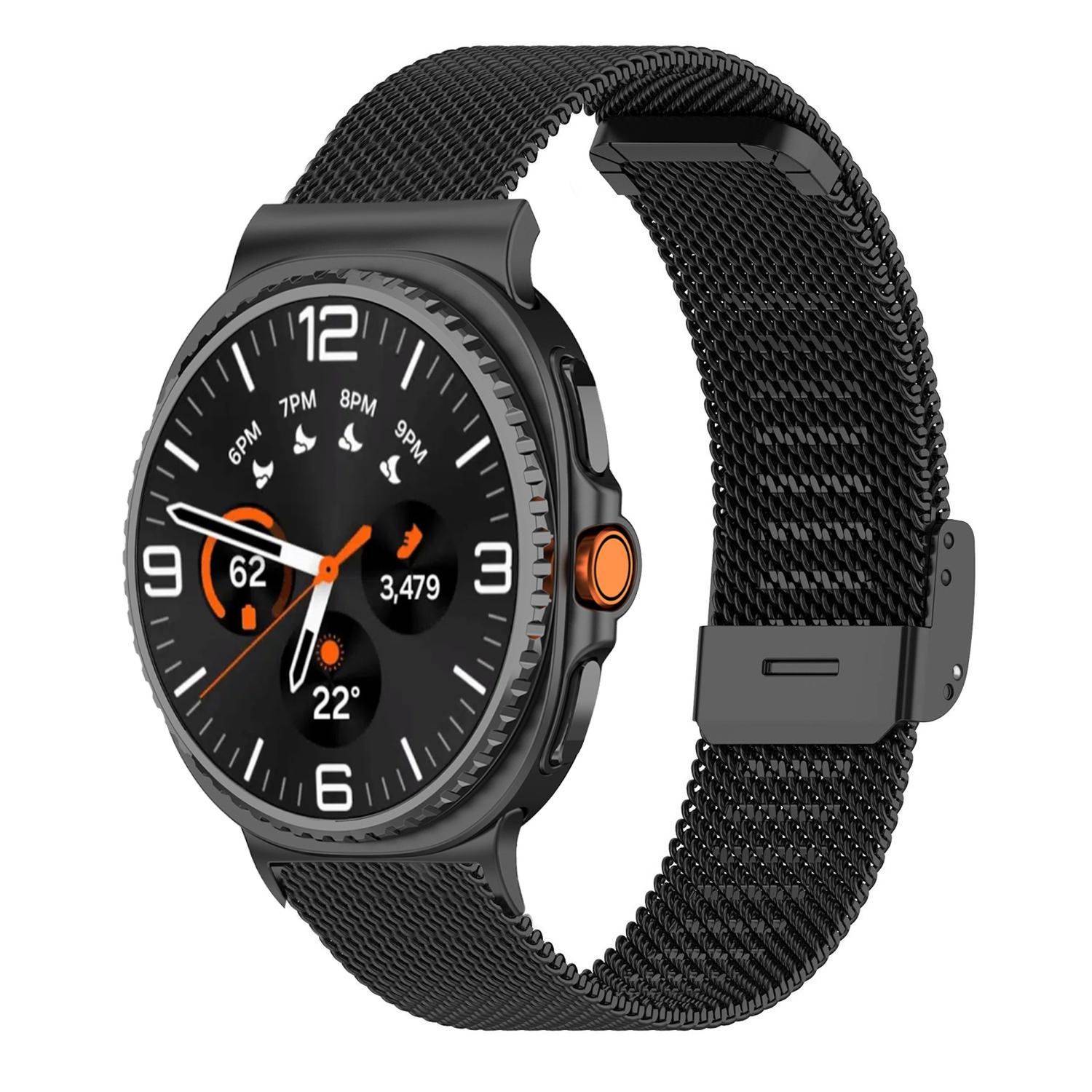 xDfind Edelstahl Armband für Samsung Galaxy Watch 9 / 8 / 8 Classic Mesh Design