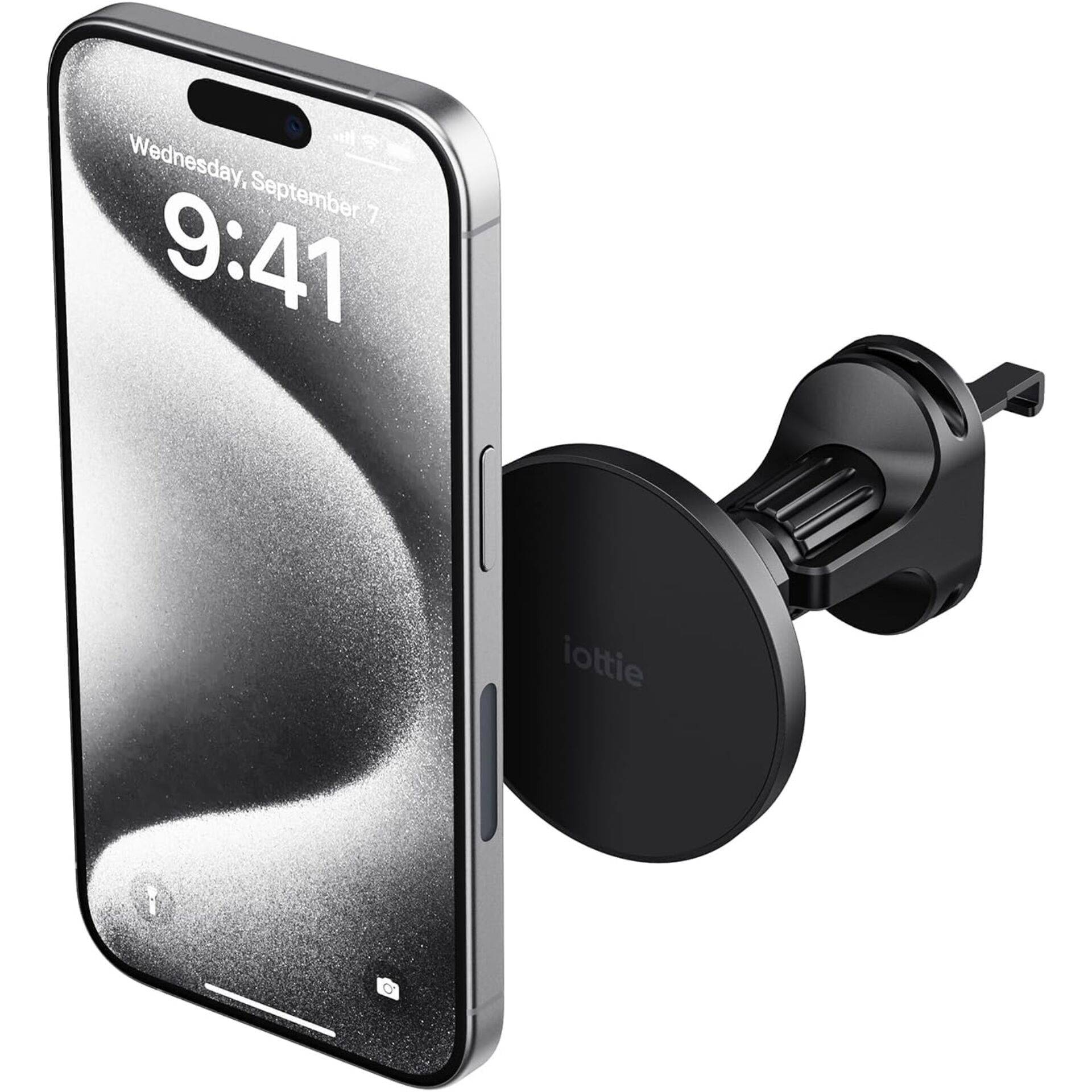 IOttie iTap 3 MagSafe Compatible Air Vent Mount, Handy/Smartphone, Aktive Halterung, Auto, Schwarz