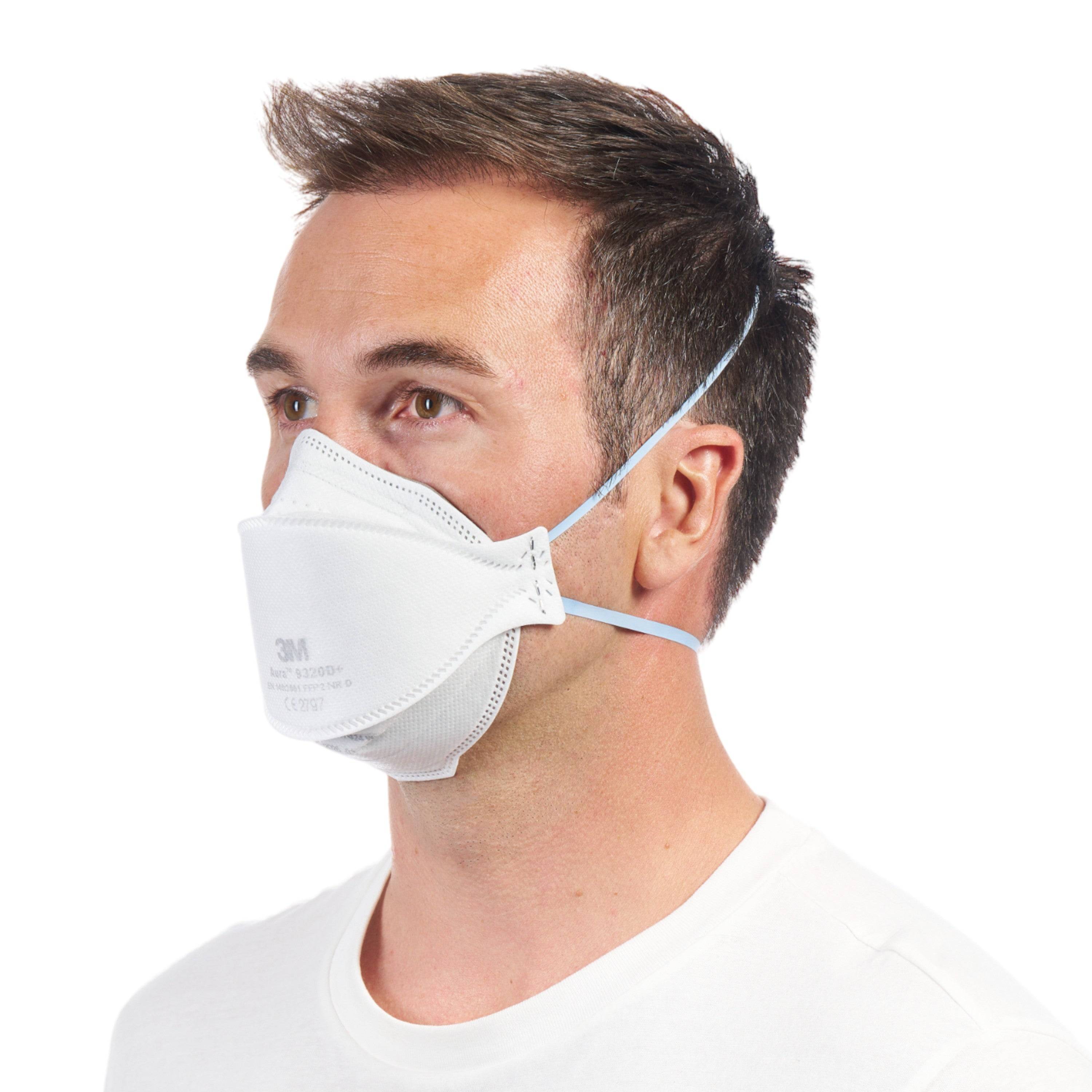 3M Atemschutzmaske Aura 9320+, FFP2, ohne Ventil, 5er