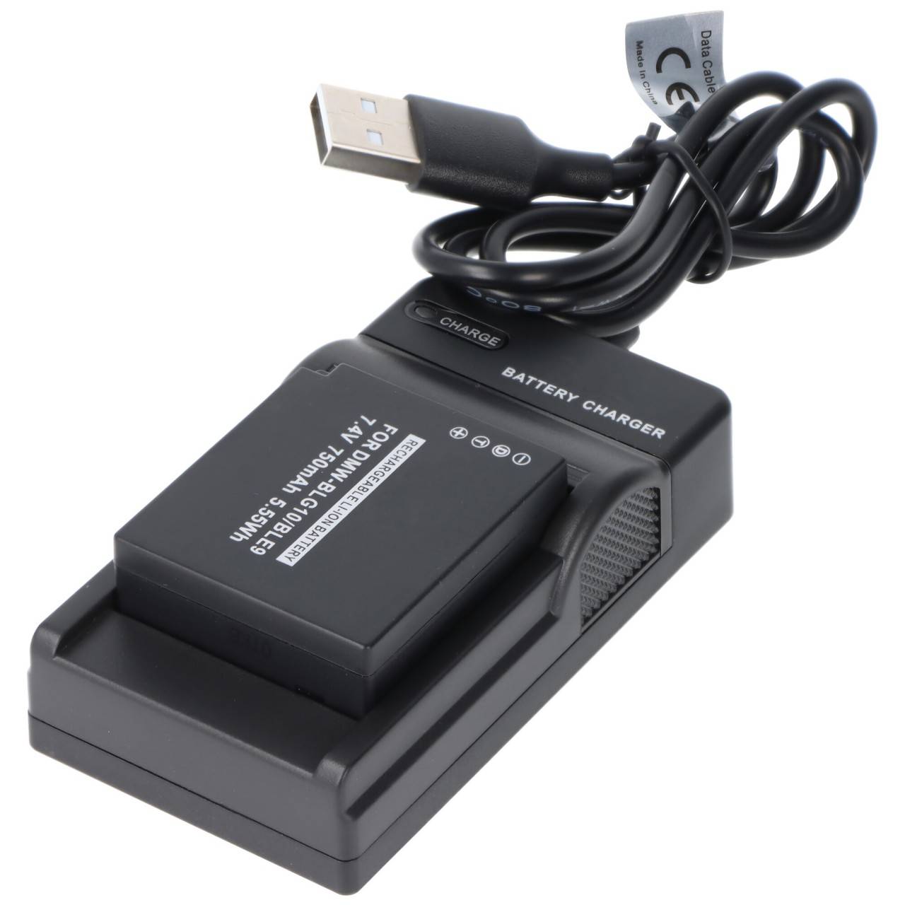 Akku und Ladegerät Powerset kompatibel für Panasonic DMW-BLG10, DMW-BLE9, DMW-BLH7E