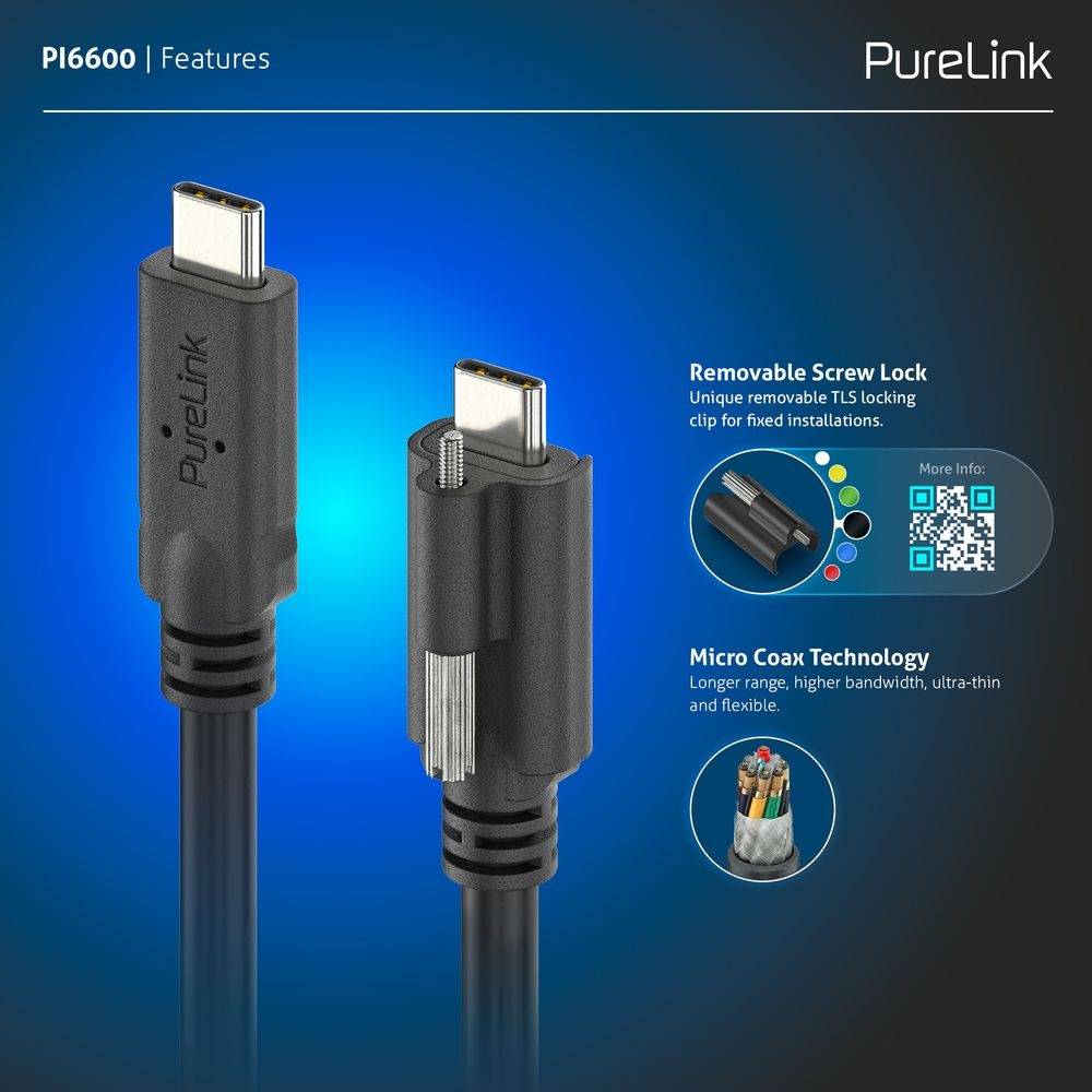 Premium USB 3.2 Gen1 Micro Coax USB-C Kabel, 4,00m