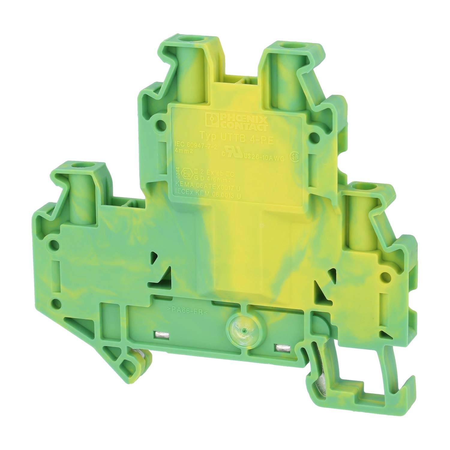 Phoenix Contact Schutzleiter-Reihenklemme, Querschnitt: 0,14 mm² - 6 mm², AWG: 26 - 10, Anschlussart: Schraubanschluss