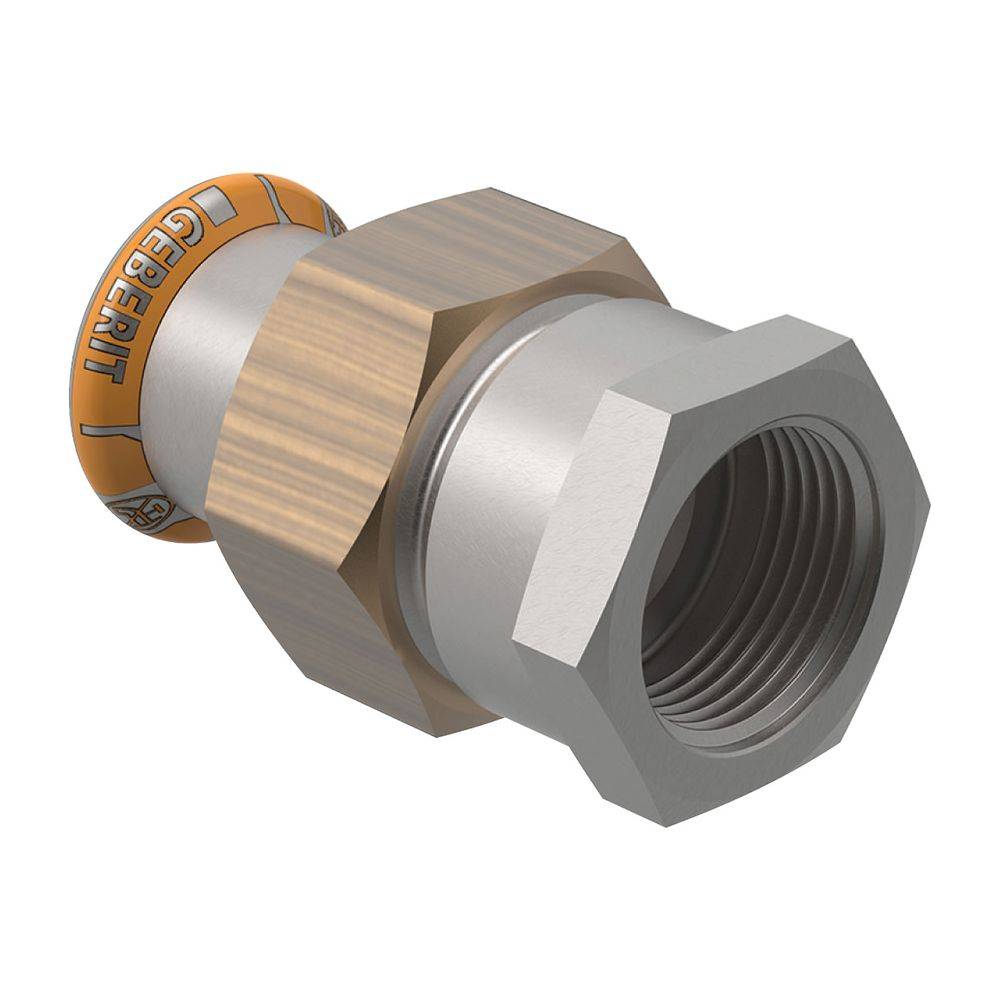 Geberit GE Mapress Therm Übergangsverschraubung, d54mm, Rp2, NPW, 1 Stk.
