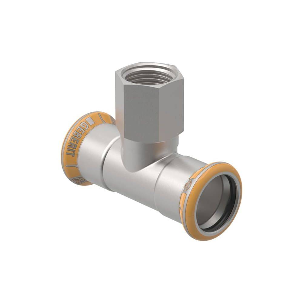 Geberit GE Mapress Therm T-Stück, d15, Rp1/2, 15mm, NPW, 1 Stk.
