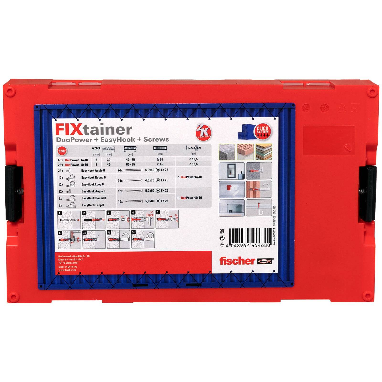 fischer FIXtainer - EasyHook (228) - 563578