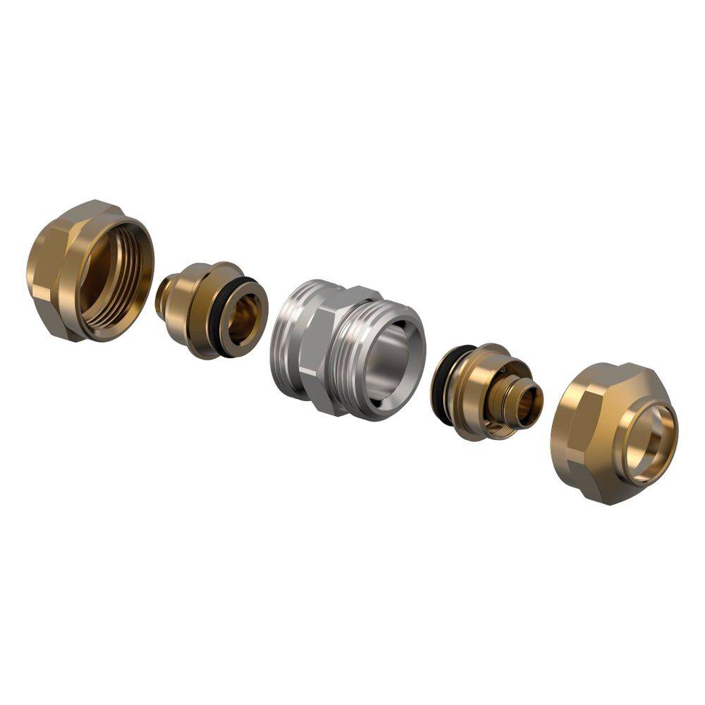 Uponor Fit Schraubkupplung für PEX, 17x2,0mm, 1065299