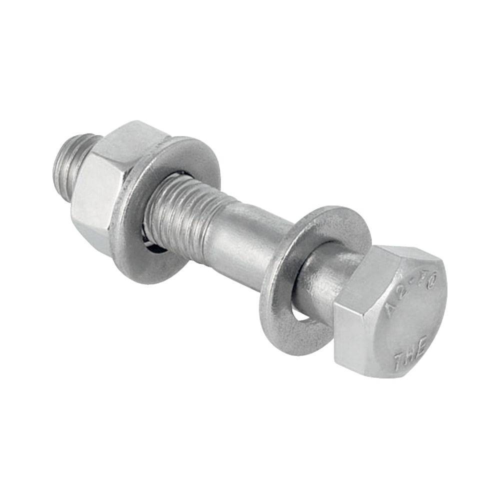 Geberit Set Schraube für Flanschverbindung, aus Chrom-Nickel-Stahl M 12mm, Länge 5,5cm