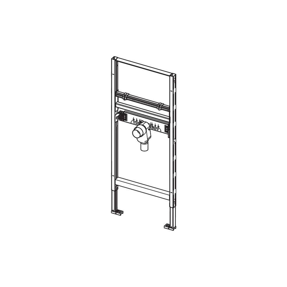 TECEprofil Waschtischmodul BH 1120 mm mit UP-Geruchsverschluss
