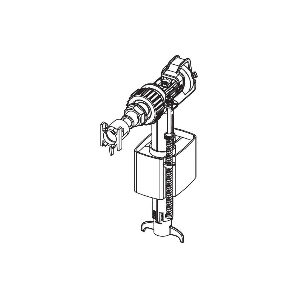 TECE Füllventil F10 Universal 3,8 Metall-Anschlussgewinde