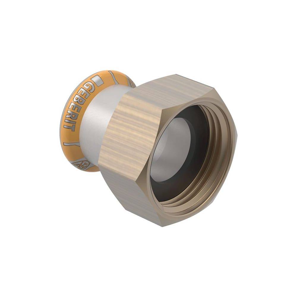 Geberit Mapress Therm Übergang mit Überwurfmutter D 28mm, ID 26mm, G 1 1/4"