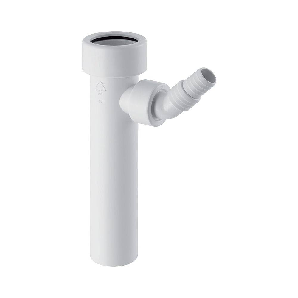 Geberit Anschlussstutzen, Winkelschlauchtülle Außendurchmesser 40mm, Quetschverschraubung