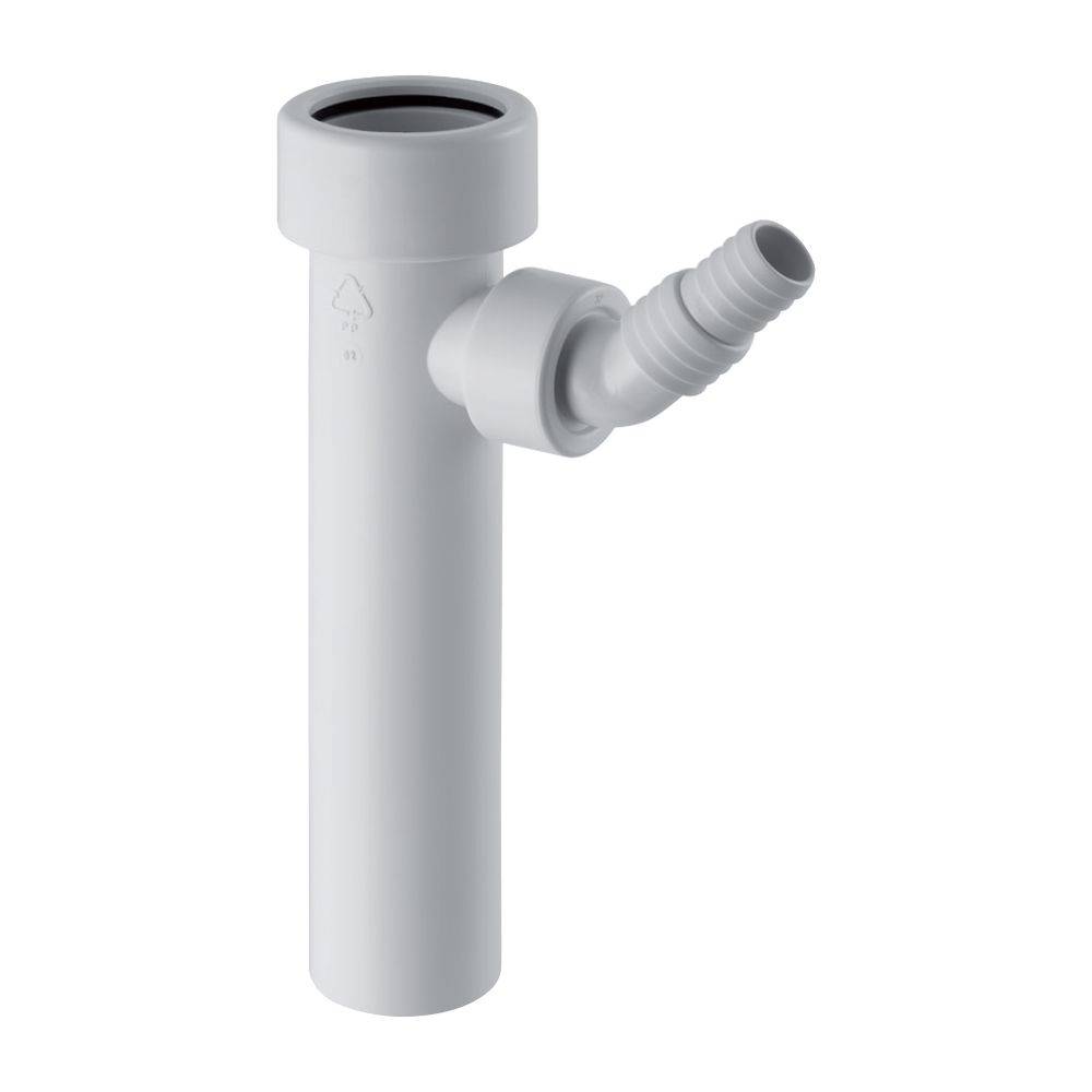 Geberit Anschlussstutzen, Winkelschlauchtülle Außendurchmesser 40mm, Quetschverschraubung