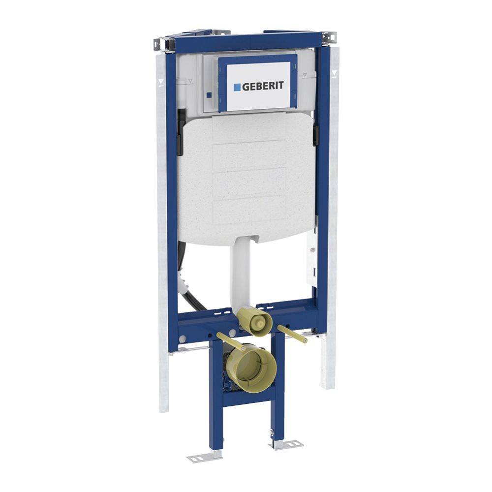 Geberit Duofix Element für Wand-WC 112cm mit Sigma Unterputzspülkasten 12cm ecklösung, Metall-, Holzständerwände