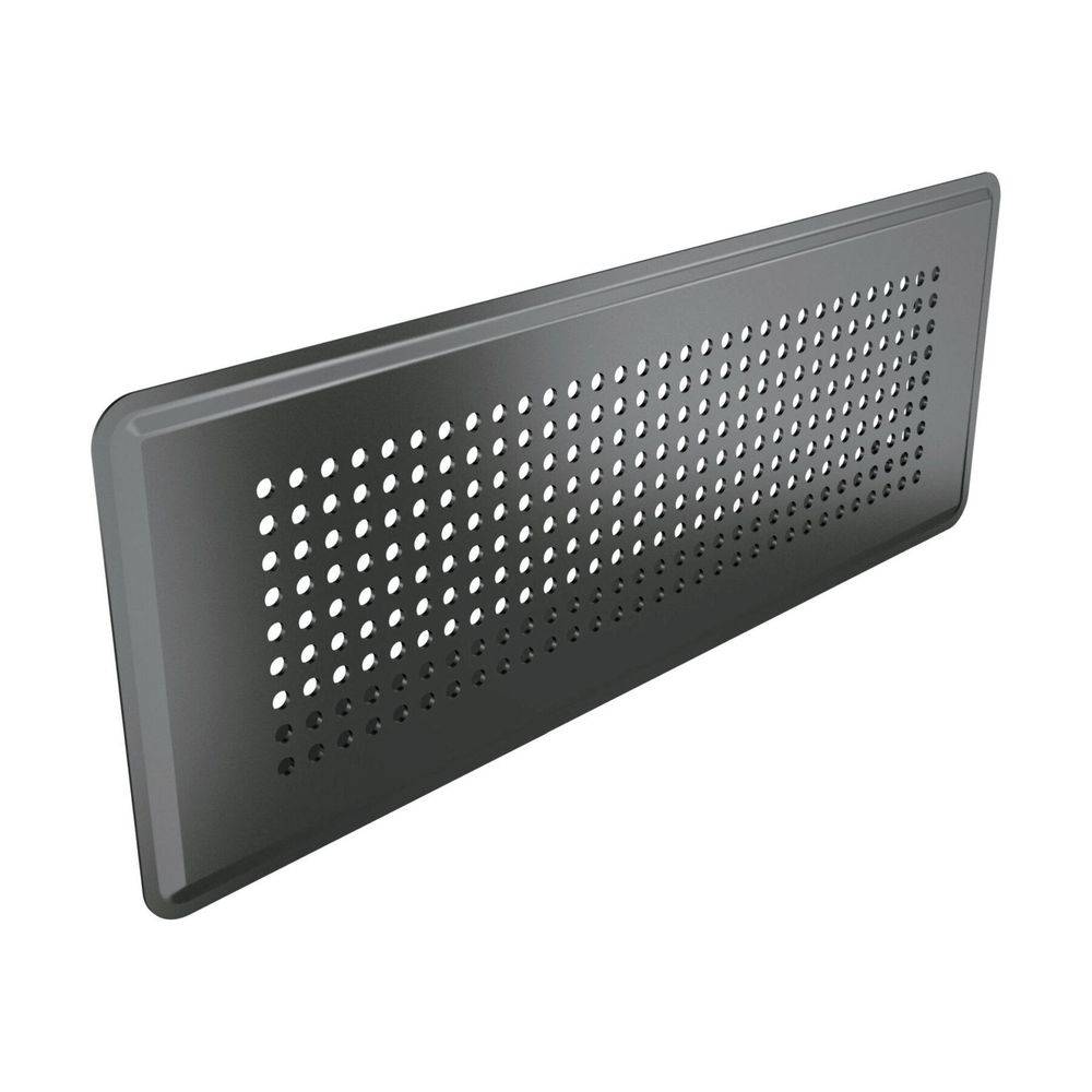 Wolf Bodengitter 350x130mm für flexibel Kanalsystem 50x100mm CWL, Edelstahl