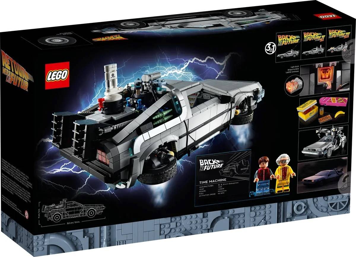 LEGO - Icons - Die Zeitmaschine aus Zurück in die Zukunft 10300