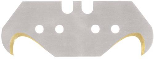 Hakenklinge L48,2xB18,7xS0,65mm TiN m.Lochung 10 St./Spender TECWERK