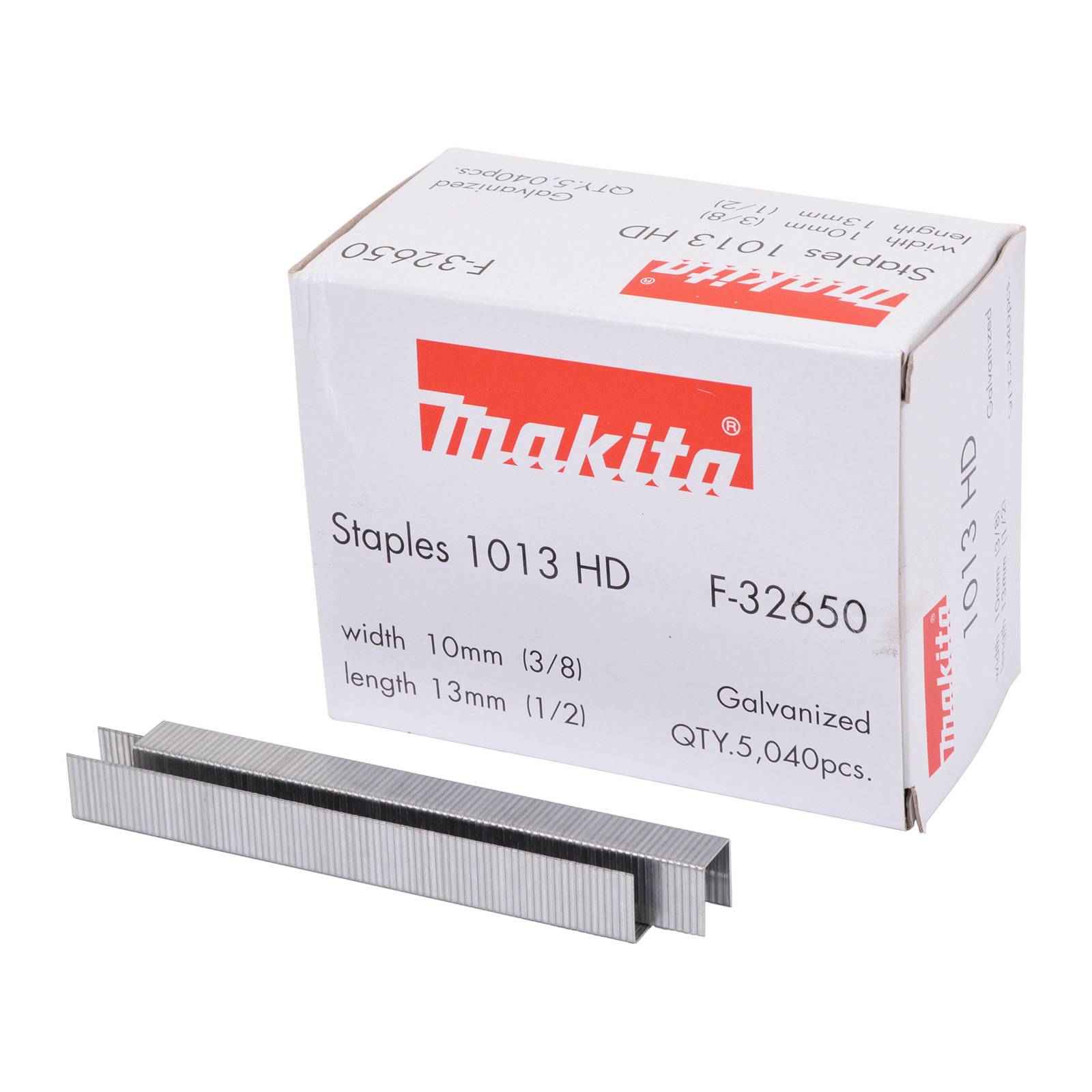 Klammer F-32650 L.13mm B.10,55mm galvanisiert Draht 0,6x1,2mm 5000 St Makita