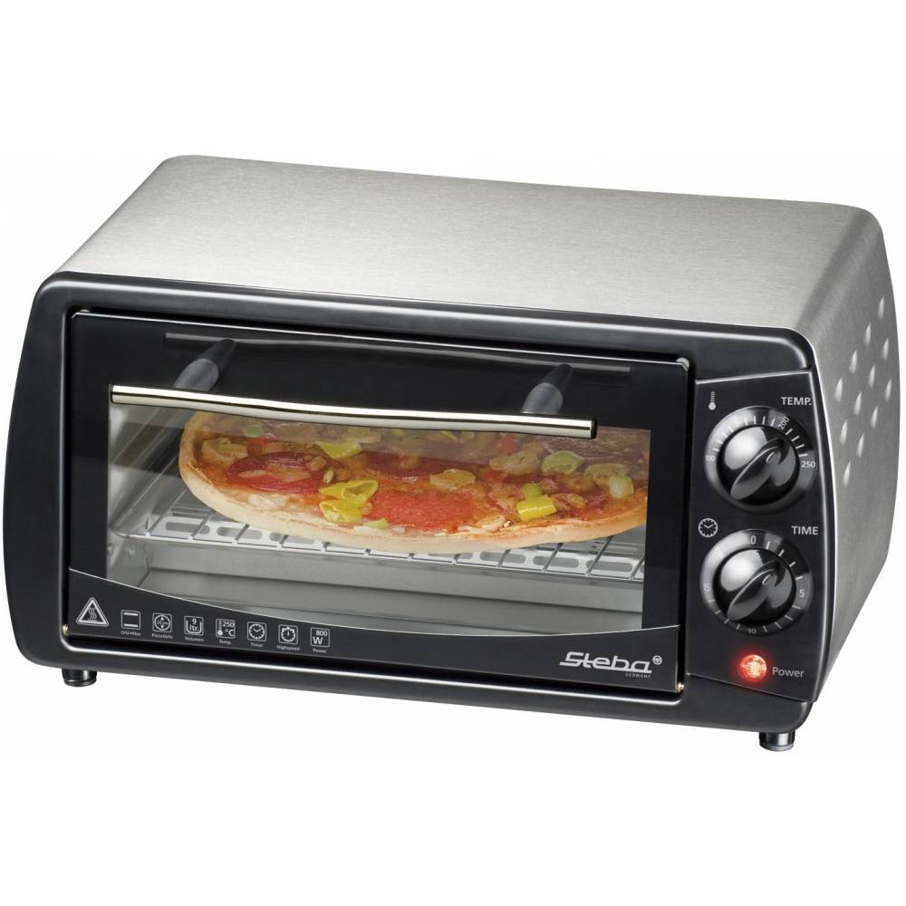 Steba 048200 Mini-Backofen KB 9.2 inkl. Pizzastein schwarz