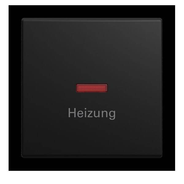 BUSCH-JÄGER 1789 H-915 Wippe Aufdruck Heizung roter Kalotte