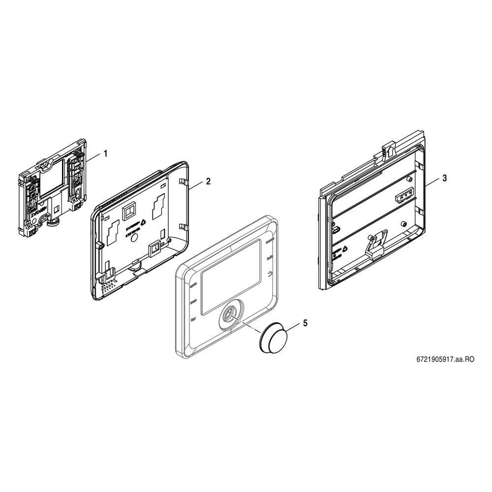 Bosch Raumtemperaturgeführter Regler CR 400, für bis zu 4 Heizkreise und 2 Warmwasser-Ladekreise, 7738114032