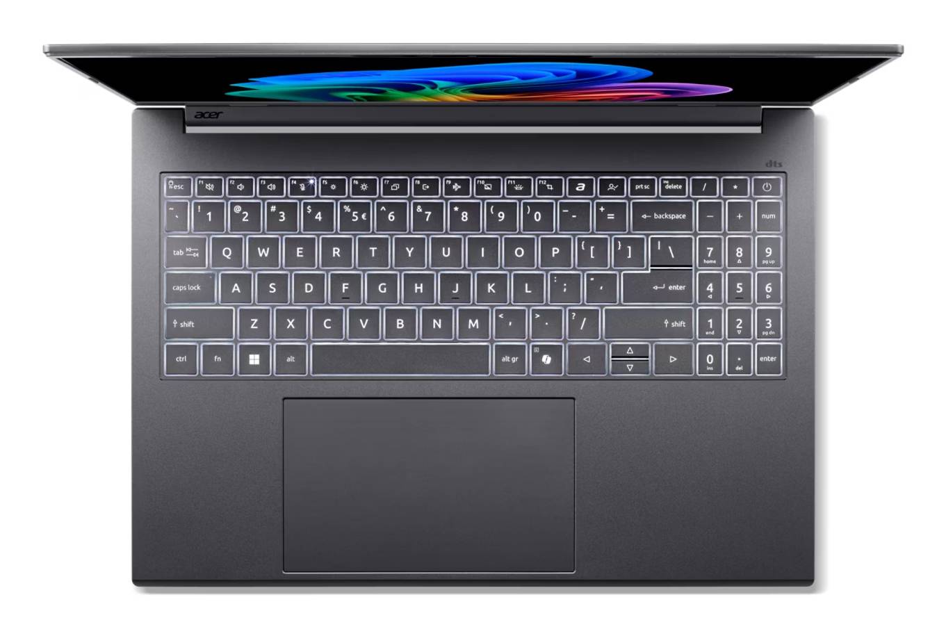 Acer Aspire 16 AI A16-52M - 180°-Scharnierdesign - Intel Core Ultra 7 258V / 2.2 GHz - Win 11 Home - Intel Arc Graphics