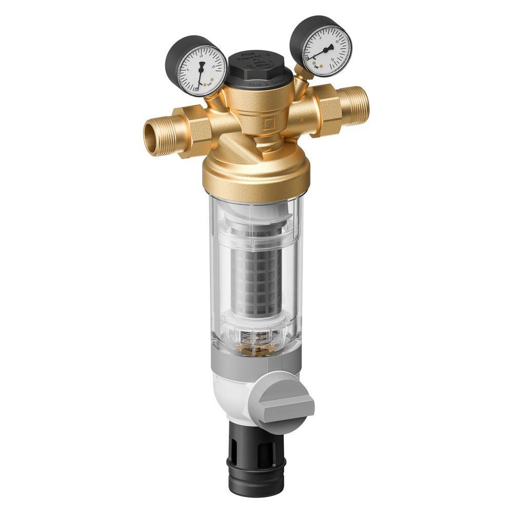 Resideo Hauswasser-Feinfilter F76S 0,1mm, bleifrei, Tülle 1 1/4"