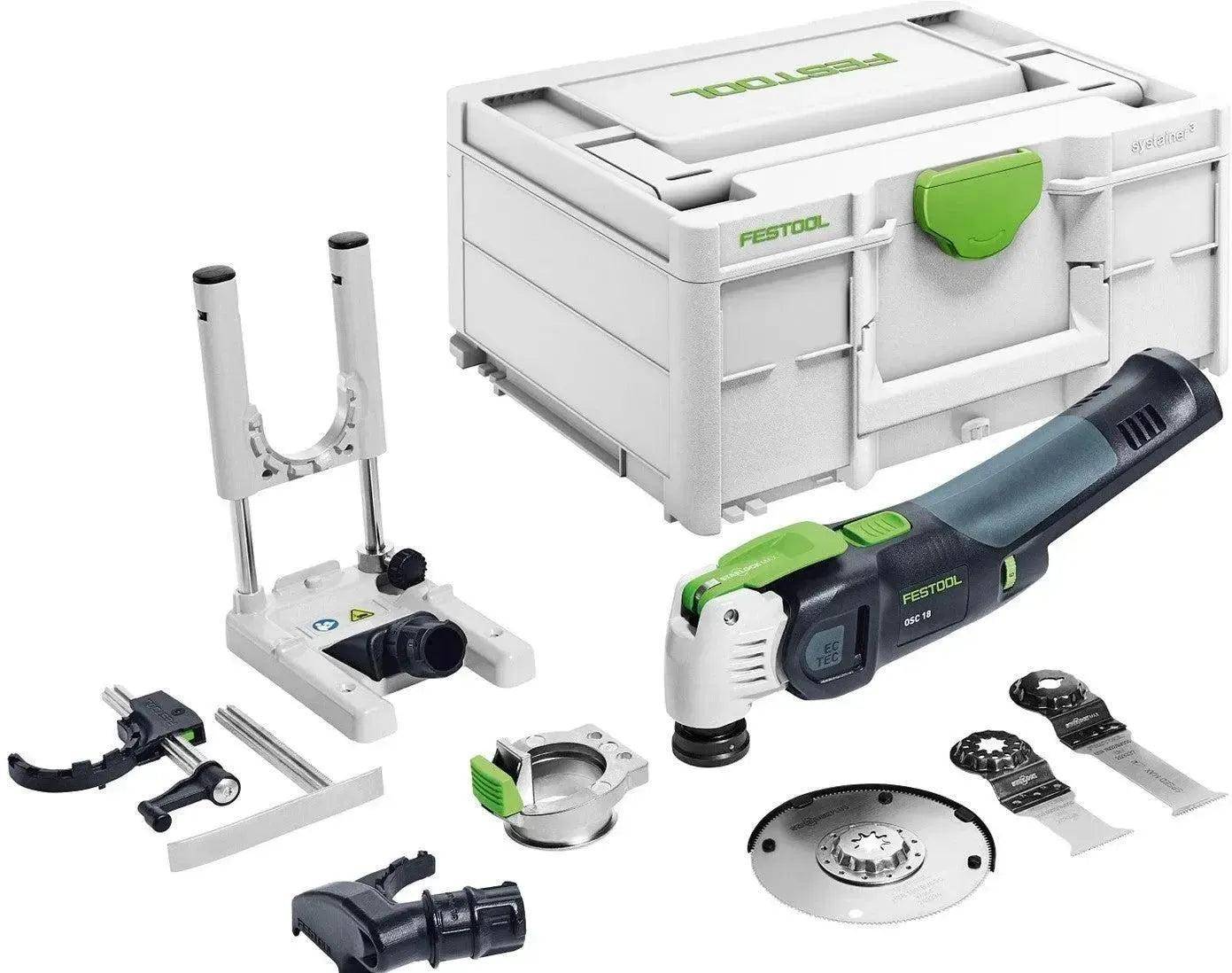 Festool 576592, Akku-Oszillierer OSC 18 E-Basic-Set VECTURO