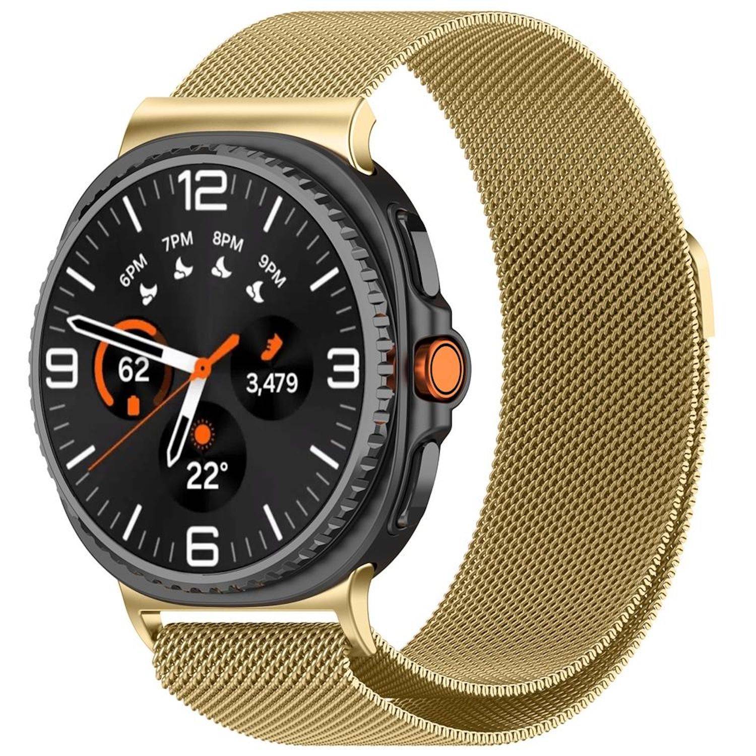 Metall Armband für Samsung Galaxy Watch 9 / 8 / 8 Classic Magnetverschluss