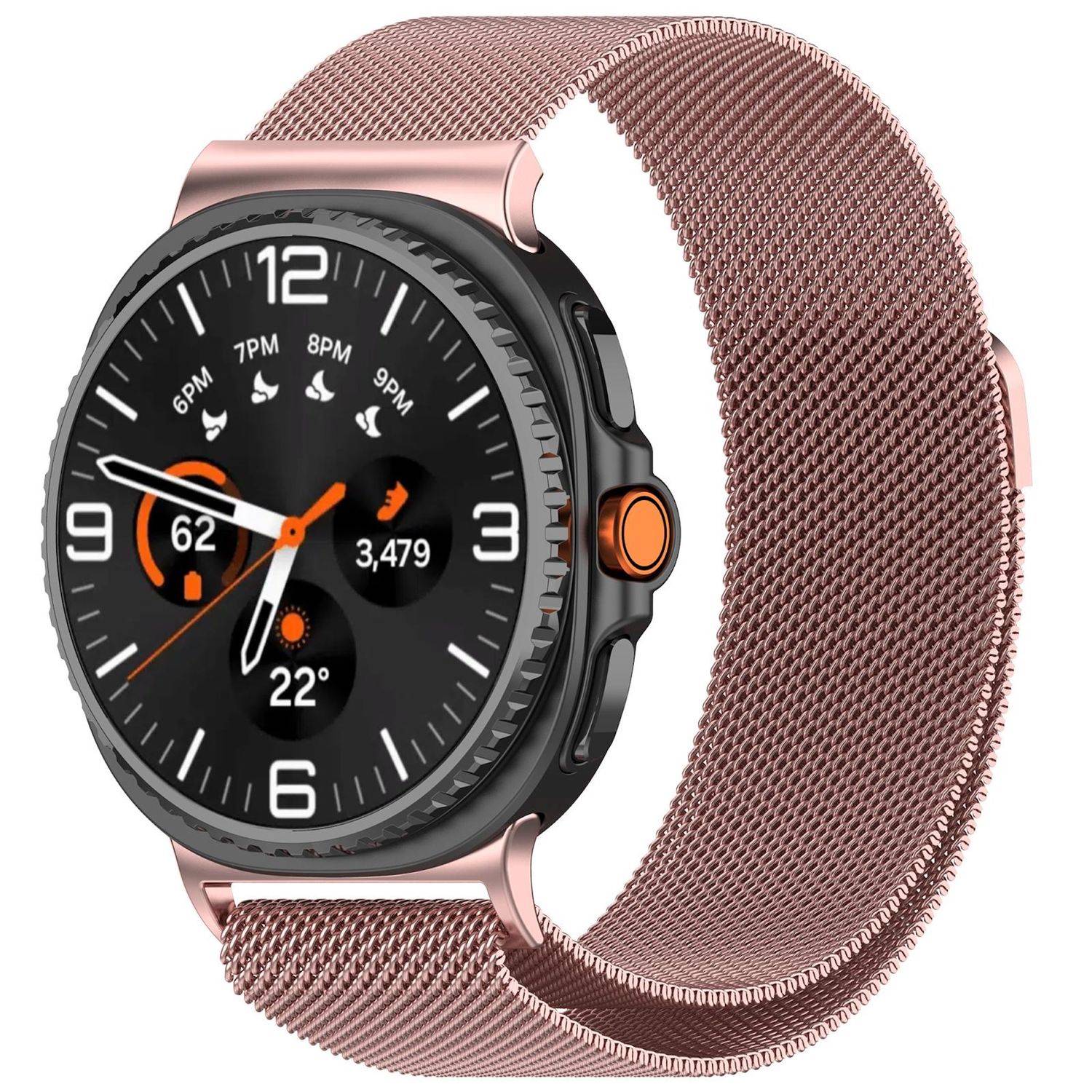 Metall Armband für Samsung Galaxy Watch 9 / 8 / 8 Classic Magnetverschluss