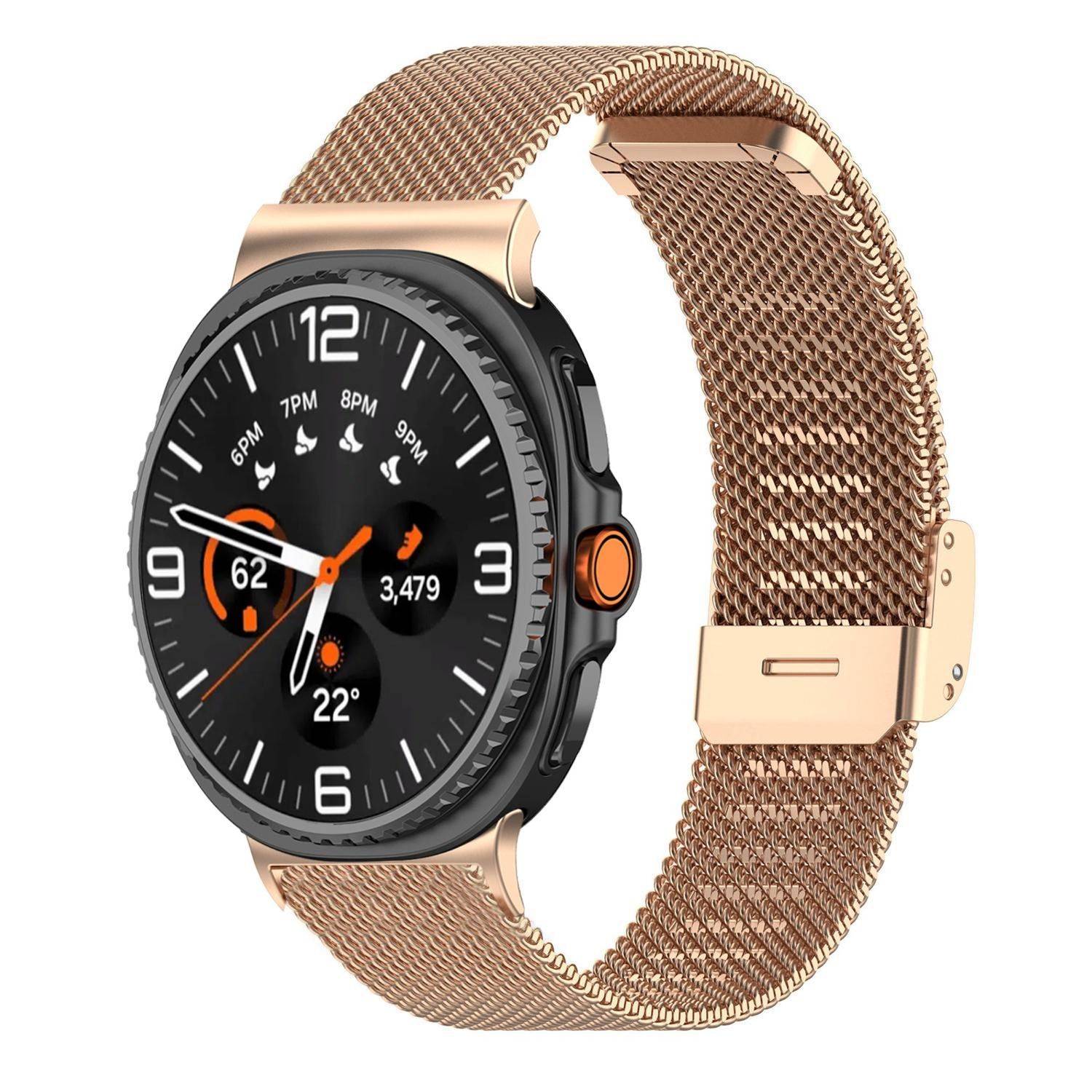 xDfind Edelstahl Armband für Samsung Galaxy Watch 9 / 8 / 8 Classic Mesh Design