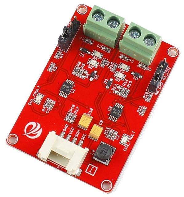 Elecrow Crowtail-I2C Motor Driver 2.0, DRV8830, 2-Kanal, JST-PH 2.0, I2C-Steuerung, 2,75-6,8V