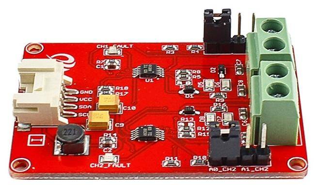 Elecrow Crowtail-I2C Motor Driver 2.0, DRV8830, 2-Kanal, JST-PH 2.0, I2C-Steuerung, 2,75-6,8V