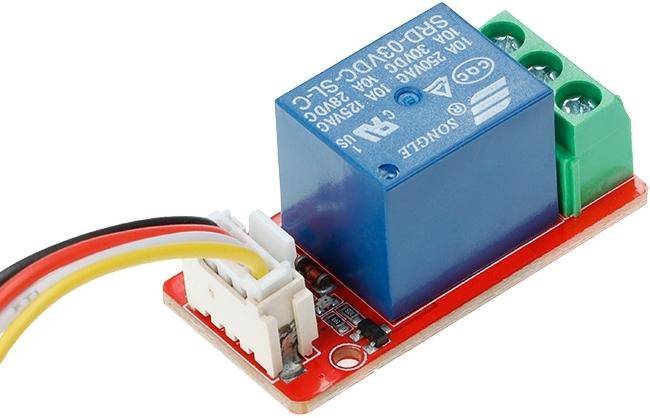 Elecrow Crowtail Relay 2.0, JST-PH 4-Pin, SPST, 5V Steuerung, 30A Schaltleistung, 240VAC, 30VDC