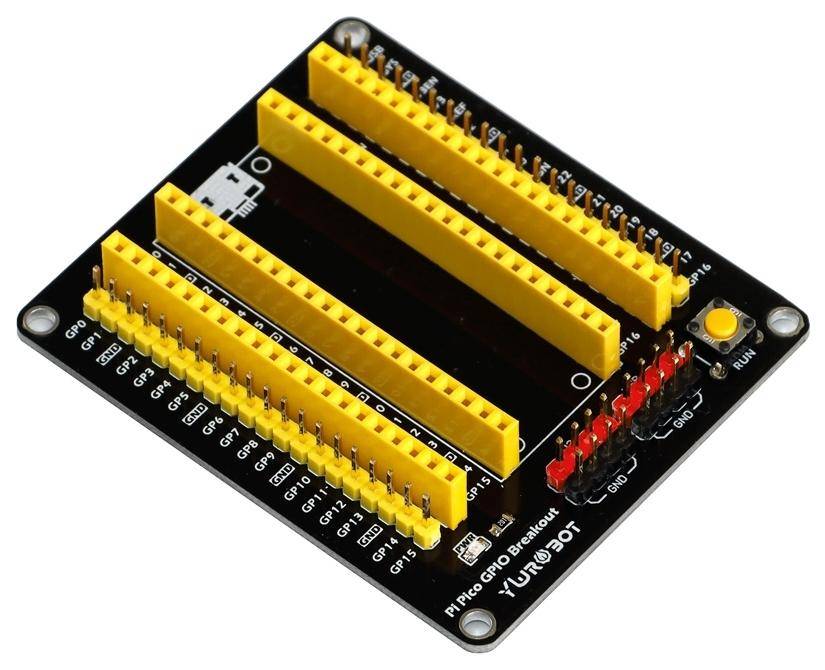 Elecrow Raspberry Pi Pico GPIO Expansion Board, 40 GPIO-Pins, I2C/UART, 3,3V-5V