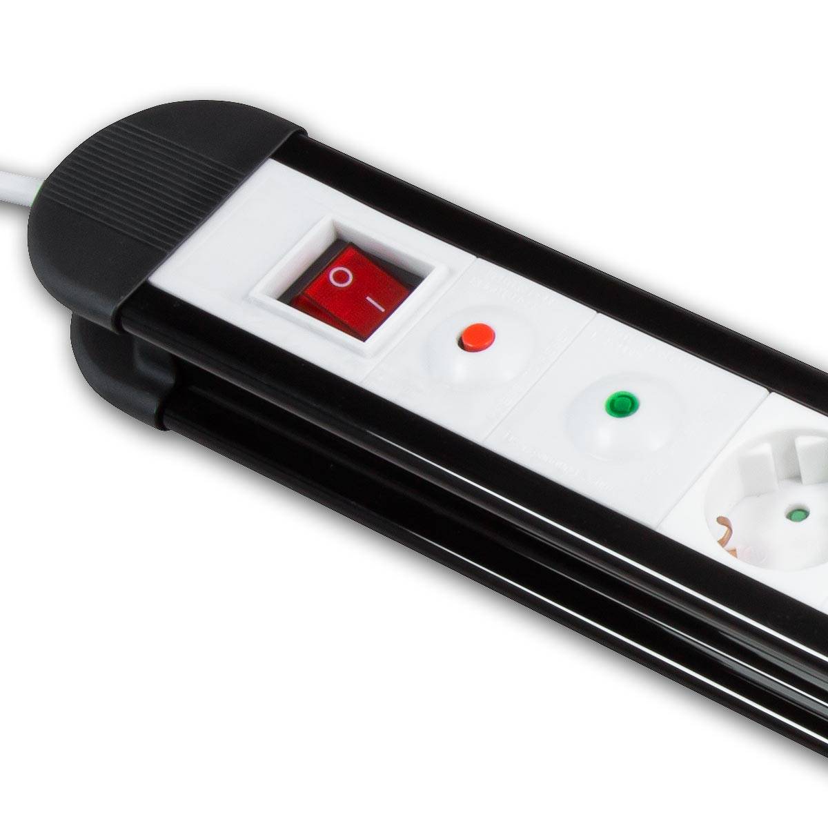 McPower - 4-fach Steckdosenleiste KL-04 Überspannungsschutz