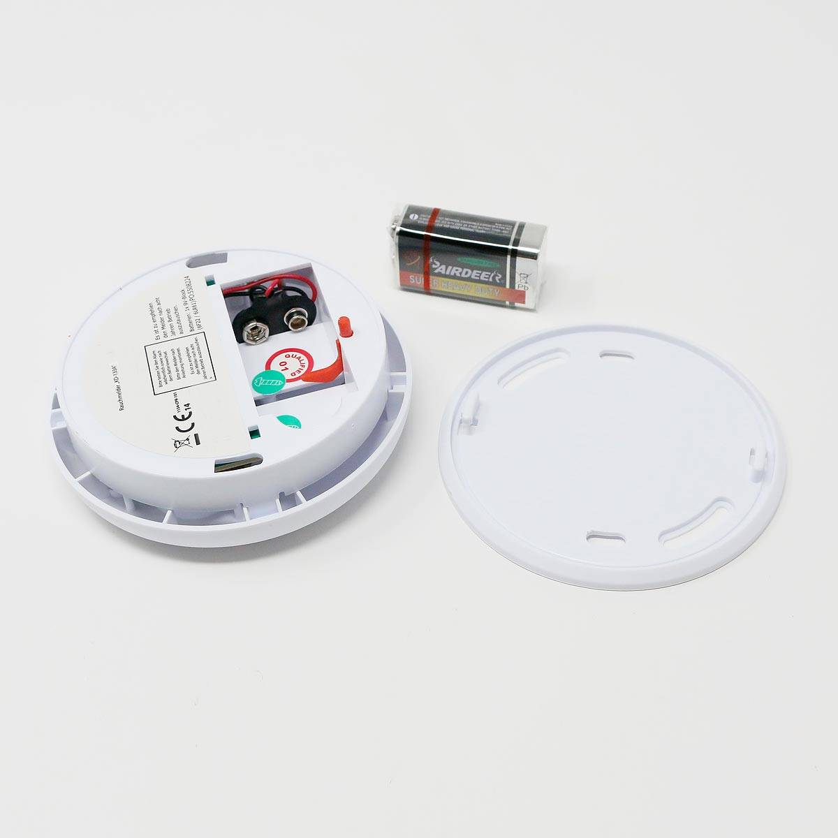 Rauchwarnmelder McPower "KD-133A" geprüft gemäß DIN EN14604