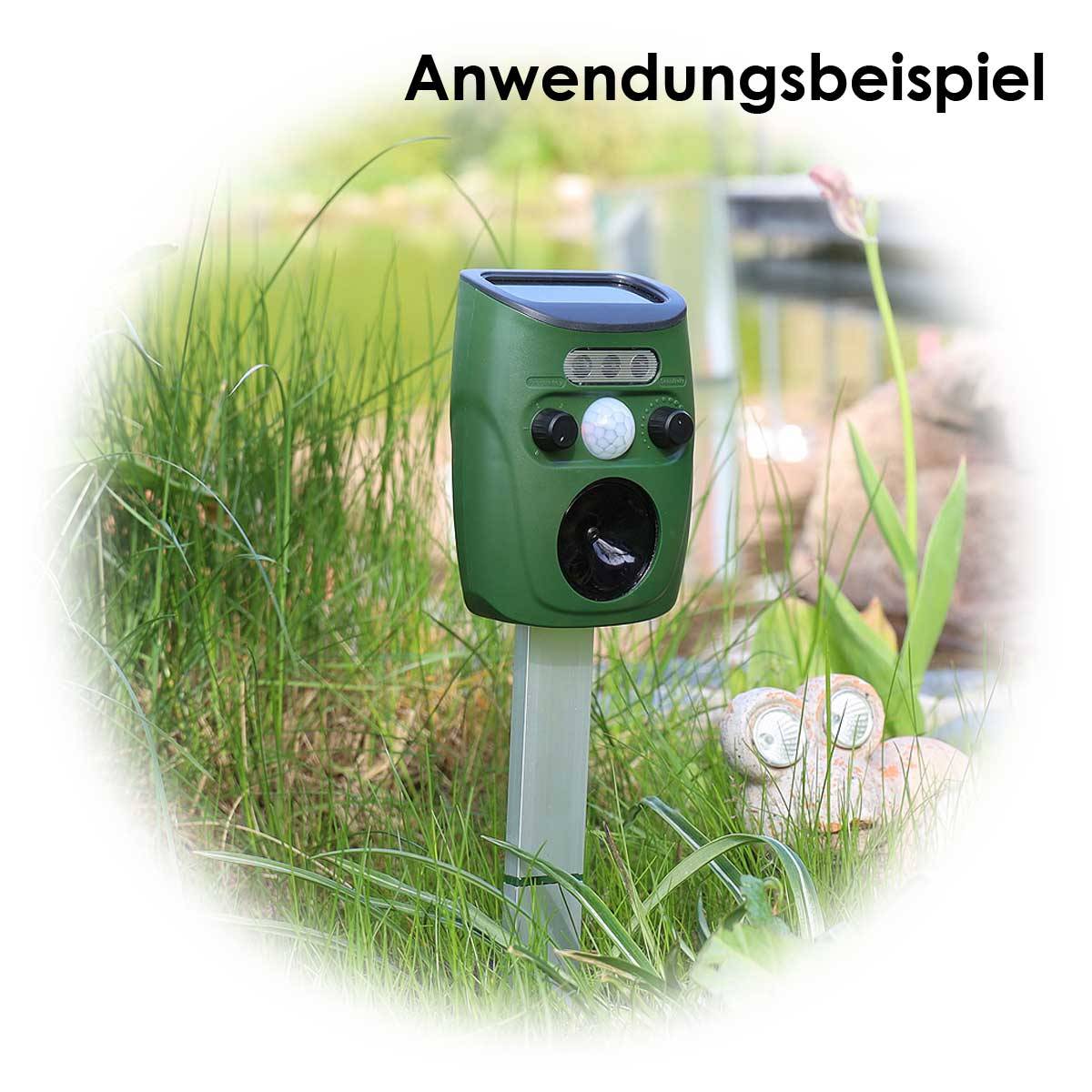 ChiliTec - Ultraschall-Tierscheuche "UTS Solar Pro" PIR