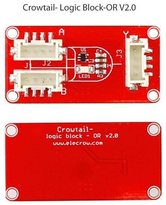 Elecrow Crowtail Logic Block 2.0, 4-Pin JST, 3,3V-5V - Logik-Funktion: OR
