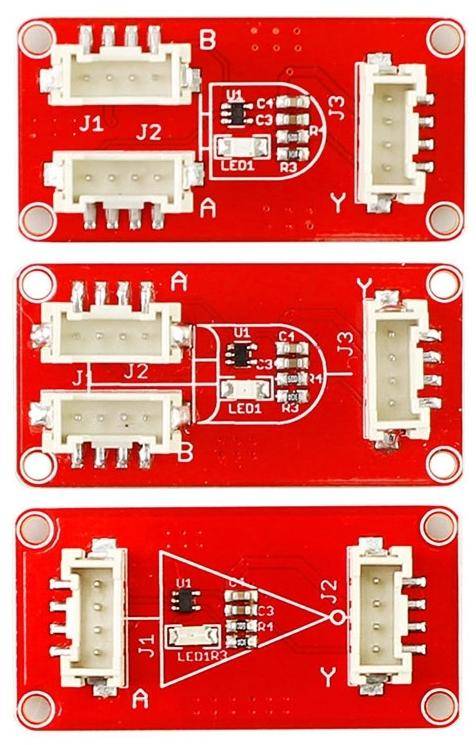 Elecrow Crowtail Logic Block 2.0, 4-Pin JST, 3,3V-5V - Logik-Funktion: NOT