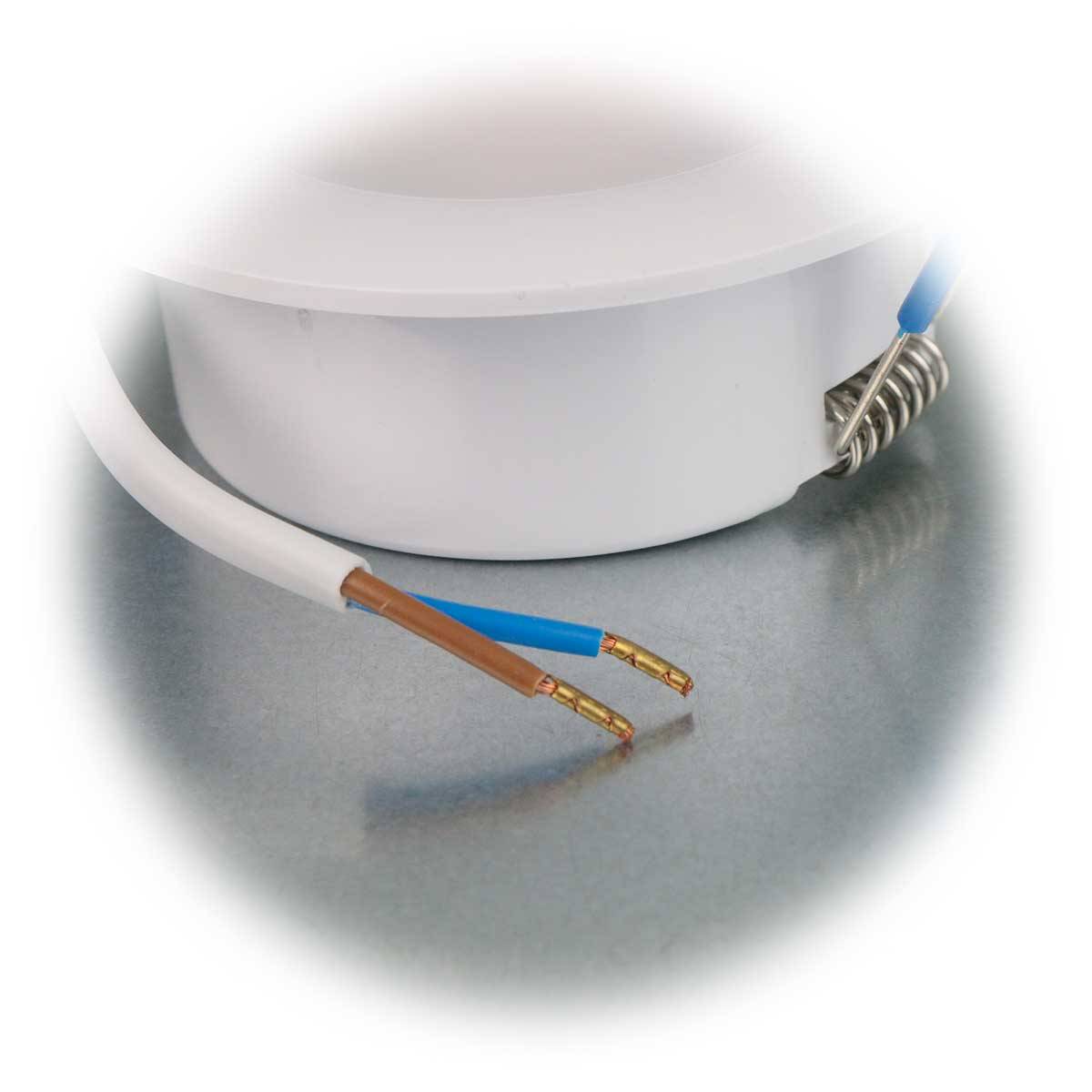 ChiliTec - LED-Einbauleuchte "Flat-30 FR-R", warmweiß, IP44