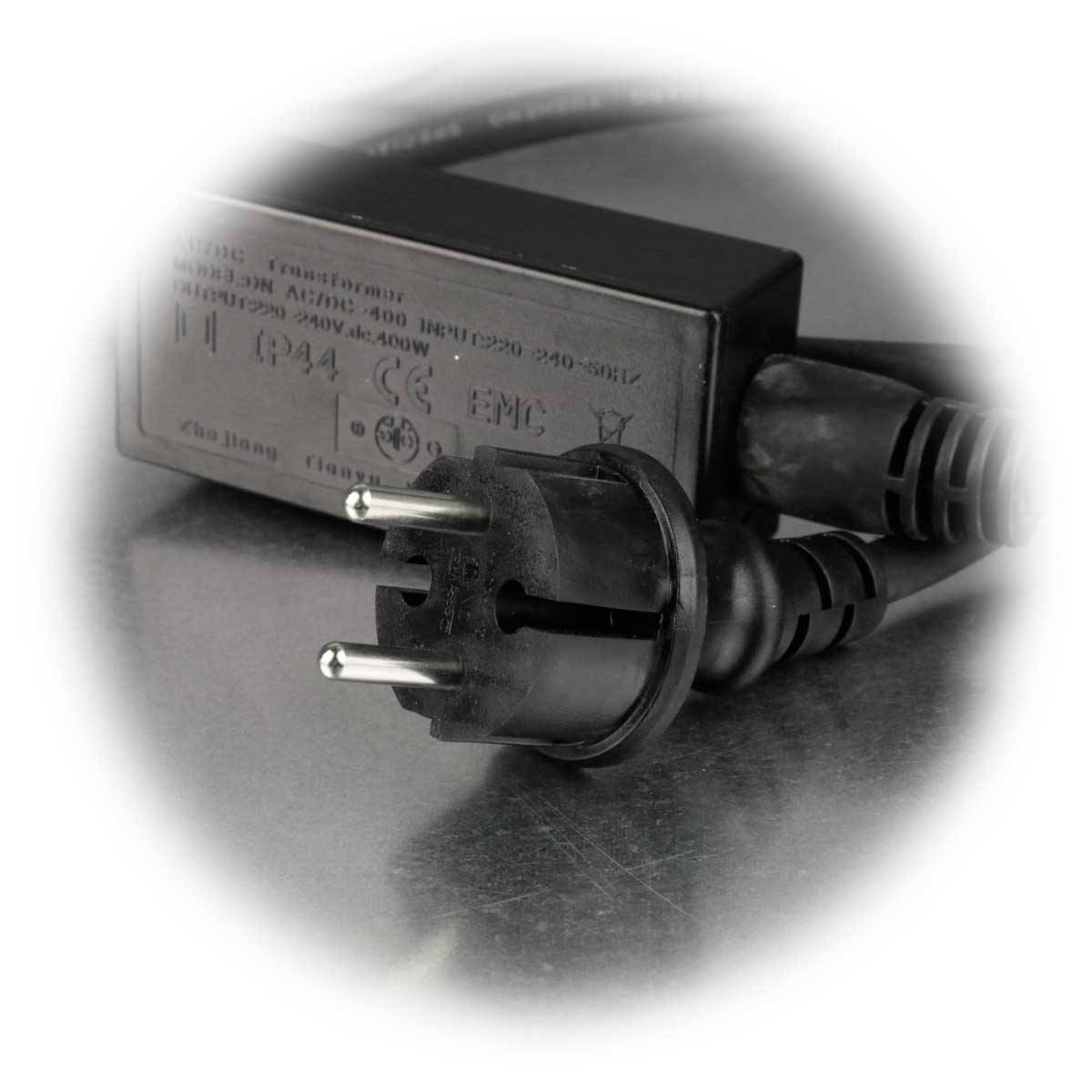 Star Trading - System LED Startkabel schwarz, 1,8m, IP44, 230V
