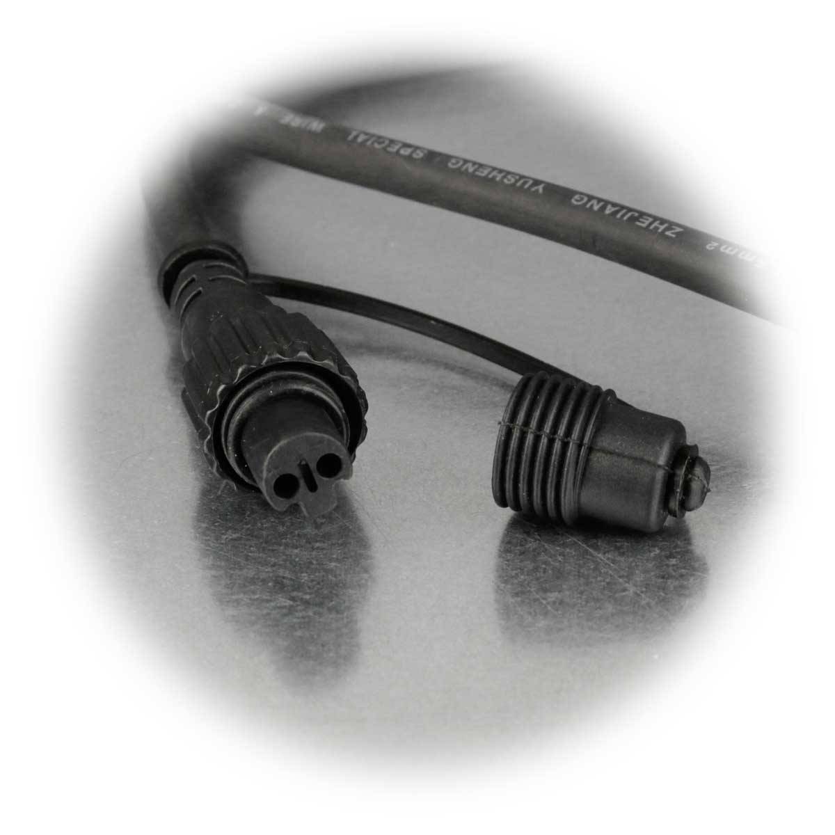 Star Trading - System LED Startkabel schwarz, 1,8m, IP44, 230V