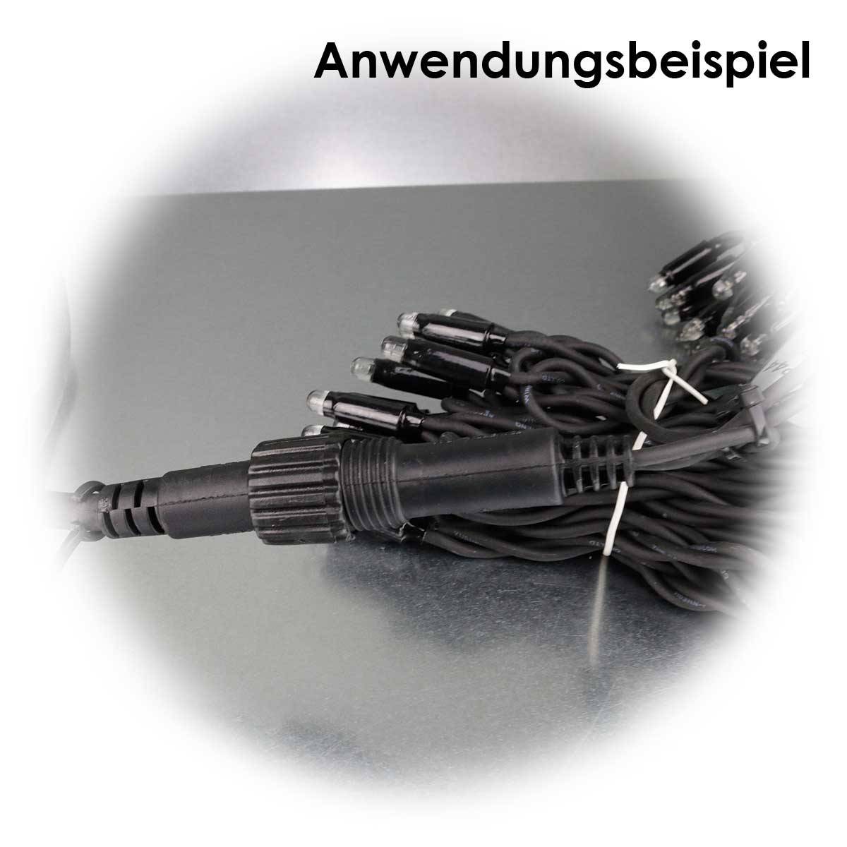 Star Trading - System LED Startkabel schwarz, 1,8m, IP44, 230V